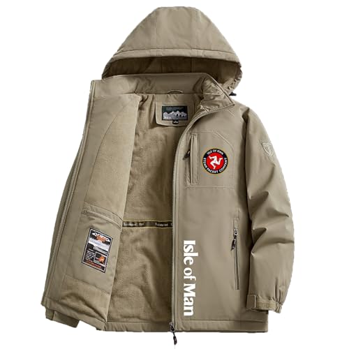 Jacket con Cappuccio Is.le of M.a.n T.T, Giacca Spessi Outwear