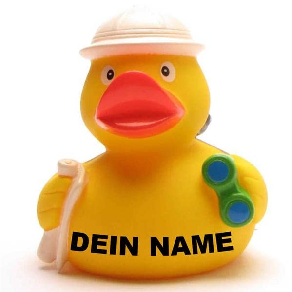 Bath Duck - Personalised (Globetrotter Duck) — image 1