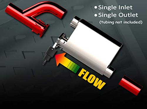 Quick Time Performance 13250C 2.50 Inch Qtp Screamer Twintronic Muffler #TOP3