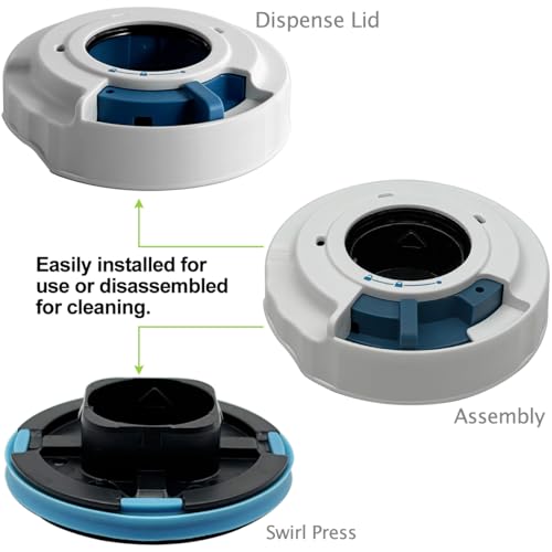 Tapa dispensadora compatible con Ninja Swirl CREAMi miniatura 4