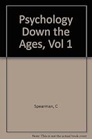Psychology Down the Ages, Vol 1 B001NED7NE Book Cover