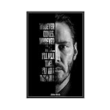 MAEDRW Keanu Reeves Poster auf Leinwand, ungerahmt, 30 x 45 