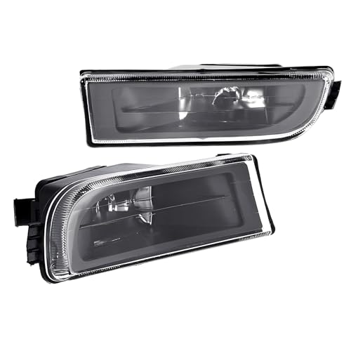 1 PAIR Car Front Bumper Fog Lights Compatible With BMW E38 7 Series 740I 750IL 1995-2001 OEM Style Replacement Fog Lamp
