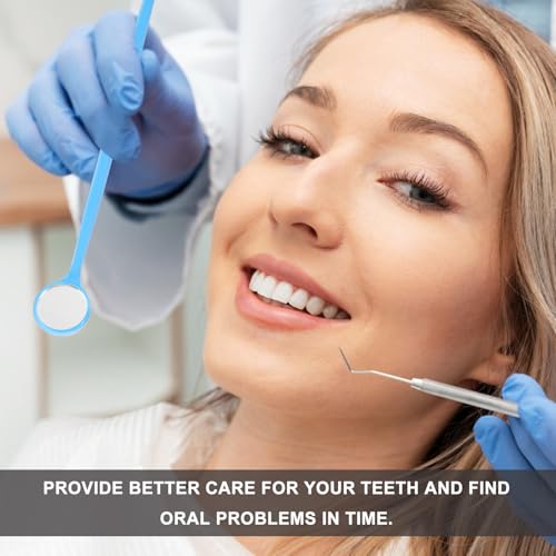 Einweg-Zahnspiegel mit langem Griff, Mundspiegel, Mund-Inspektionswerkzeuge für Zuhause, Krankenhaus, 40 Stück – Bild 7