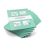 caddyflix ®, Pack de 8 Protección higiénica para carros de la compra, autoadhesivo, 148 x 20 cm, 50 láminas en un paquete