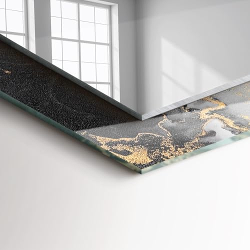 Miroir décoratif rectangulaire 60x60 déco murale moderne Abstrakte