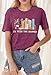 Books Shirts Womens Book Lovers Gifts Reading Tshirts for Teachers Librarian Readers Bookworms Fuchsia XL