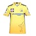 KNK Cricket IPL Jersey CSK Half Sleeve with DHONI 7 Supporter Jersey T-Shirt 2024/25- Size 34