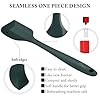 HOTEC Heat Resistant 600℉ BPA-Free Silicone Rubber Spatula Set for Baking, Cooking, and Mixing Non Stick Dishwasher Safe, Neutral Set of 5 #5