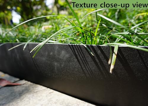 A ANLEOLIFE 60FT Flexible Plastic Landscape Edging Coil, 5" Black Garden Border for Yard, Flower Beds & Pathways, Anti-UV, 18 Stakes for Easy Install by A ANLEOLIFE - Image 8
