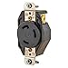 30A Locking Receptacle 2P 3W 250VAC L6-30R BK