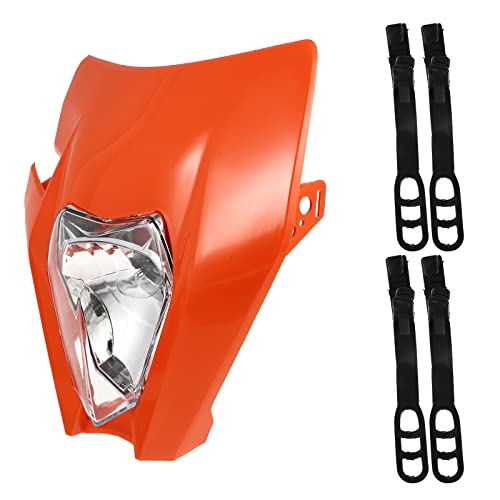 VICASKY Faróis Farol Led Farol De Luz Dianteira Do Motocross Motocicleta Plástico Conduziu