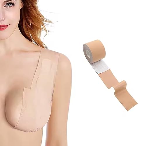 Fita Boob Tape - Sutiã Adesivo Levanta Peito invisível para mulheres push up 5m