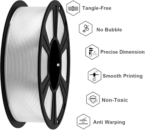 Image of GIANTARM 3D Printer Filament,Clear PLA Filament 1.75mm