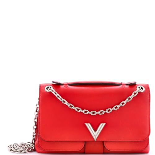Pre-Loved Very Chain Bag Monogram Leather, Red