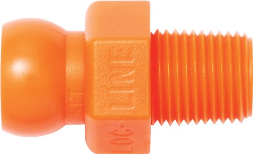 Loc-Line Coolant Hose Component, Acetal Copolymer, Connector, 1/4