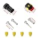 RUNCCI-YUN 15 Pcs 2 Pin 3 Pin 4 Pin Electrico Impermeable Conector,...