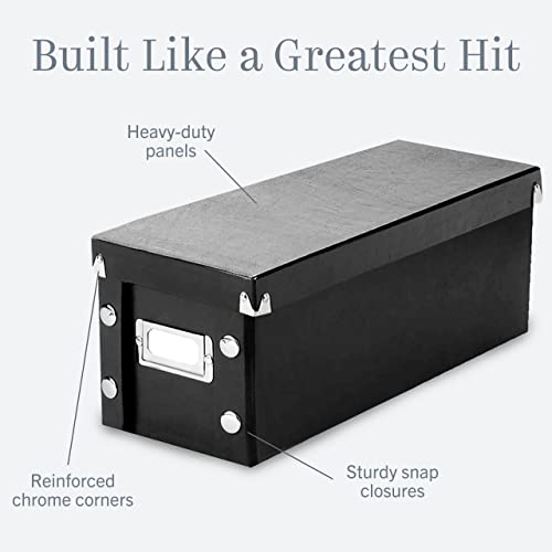 image for Snap-N-Store CD Storage Box - Pack of 1 - Durable 5.1 x 5.1 x 13.2 Inc
