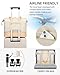 Weekender Bags for Women, Large Duffle Travel Tote Bag with Shoe Compartment,Personal Item Carry On Overnight Hospital Bag with Trolley Sleeve, Beige-XL