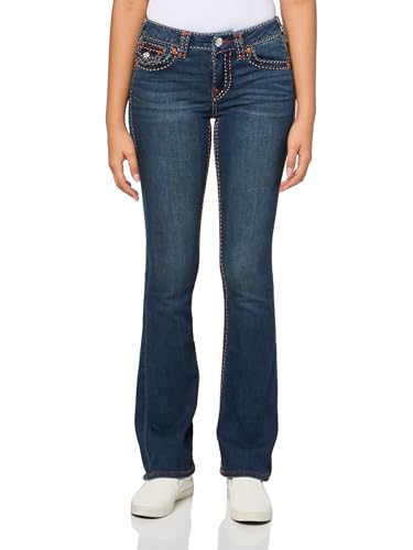 True Religion Becca Super T MID Rise Bootcut Pick Stitch Jeans for Women's Joyce