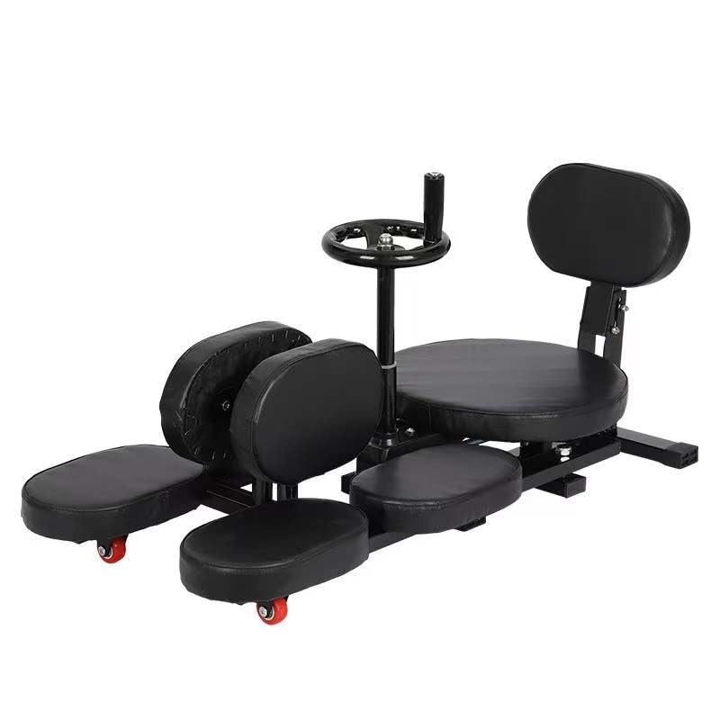 Ejercitador de piernas ajustable 0-180° con ruedas miniatura 1