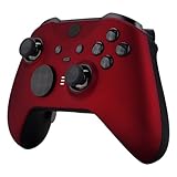 eXtremeRate Scarlet Red Soft Touch Grip Faceplate Cover, Front Housing Shell Case Replacement Kit for Xbox One Elite Series 2 Controller Model 1797 - Controller NOT Included - Image 5