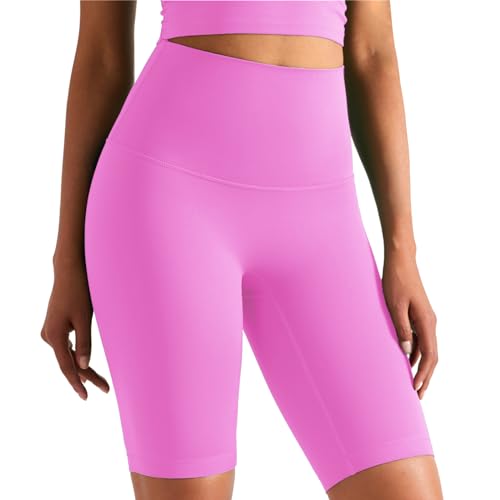 JTSONN Pantaloncini Donna Dportivi Vita Alta Pantaloncini Donna Palestra Coscia Antisfregamento Running Shorts Leggins Push Up Corti Ciclisti Shorts Fitness Yoga Running Gym Estivi