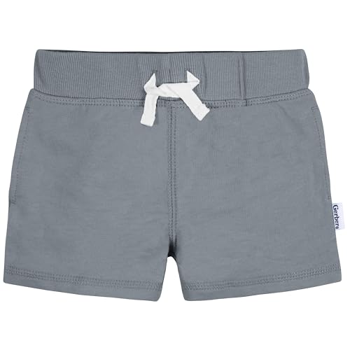 Image of Gerber Baby Boys' Toddler 3-Pack Pull-on Knit Shorts