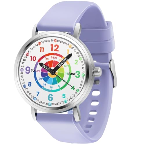 Blisshour Childrens Watches, Kids Learning Watch, Children's Toddler Learning Time and Easy to Read Time, Analog Watch for Boys and Girls Ages 3~11