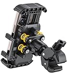 IZCUZK Bike Phone Holder for Handlebar, Motorcycle Phone Mount, Shock Absorbing Anti-Shake Phone Mount for Bike Scooter Motorcycle, Fits iPhone, Samsung, 4.7-7.2 Inch Smartphones