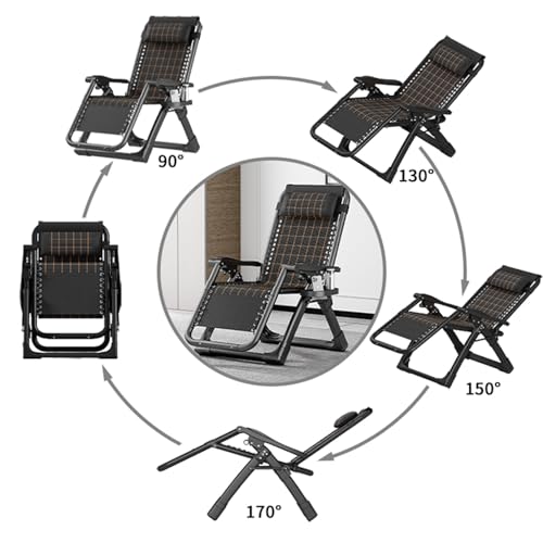 Chaise longue pliante réglable avec coussin et finitions premium - 5