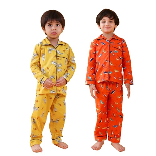 Image of Jam & Sugar Boys Cotton Printed Night Suit Set