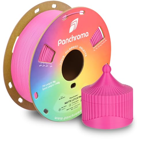 polymaker panchroma matte pla filament matte lotus pink 175mm 1kg 3d printing filament formerly polyterra matte 3d printer pla filament fit most fdm 3d printers 1kg spool 22lbs