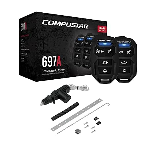 Compustar CS697-A Alarm Keyless Code Alarm Actuator Bundle