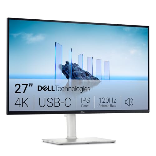 Dell 27 Plus USB-C Monitor - S2725QC, 4K UHD (3840x2160), 120Hz,...