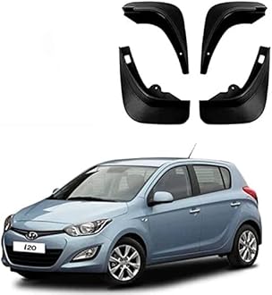 Tech Ginne Car Mudflaps Splash Guards Mudguards Suitable for Old i20