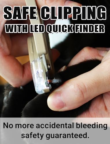 Walkinnwith Aparador de unhas para gatos LOOKUT Cat com localizador rápido – Patente projetada para