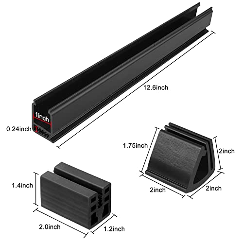 Ilskw Golf Cart Windowshield Clip Set For Clubcar Ds Or Precedent Fit For 1"X1" Tube Oem#101444101,102005801 Include 12.6" Windshield Sash Clips, Windshield Retaining Clips, Windshield Bottom #TOP2