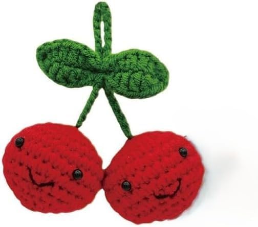 ユザワヤ Yuzawaya Enjoy Craft Cherry Amigurumi Crochet Keyring Kit