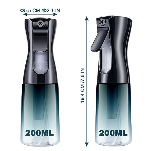 Sprühflasche 200 ml mit Zerstäuber für Haare und Pflanzen