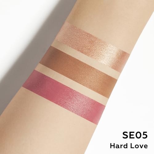 FOCALLURE 3 PCS Liquid Contour Stick,Moisturizing Highlighter,Blush and Bronzer,Silky Cream Contouring Pen with Soft Cushion Applicator,Long Lasting Face Illuminator Makeup,Hard Love