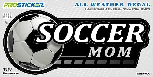 Miniatura 2 de Calcomanía de fútbol 1918 para fútbol béisbol voleibol sóftbol tenis baloncesto para mamá equipo deportivo letrero de ventana de automóvil fútbol