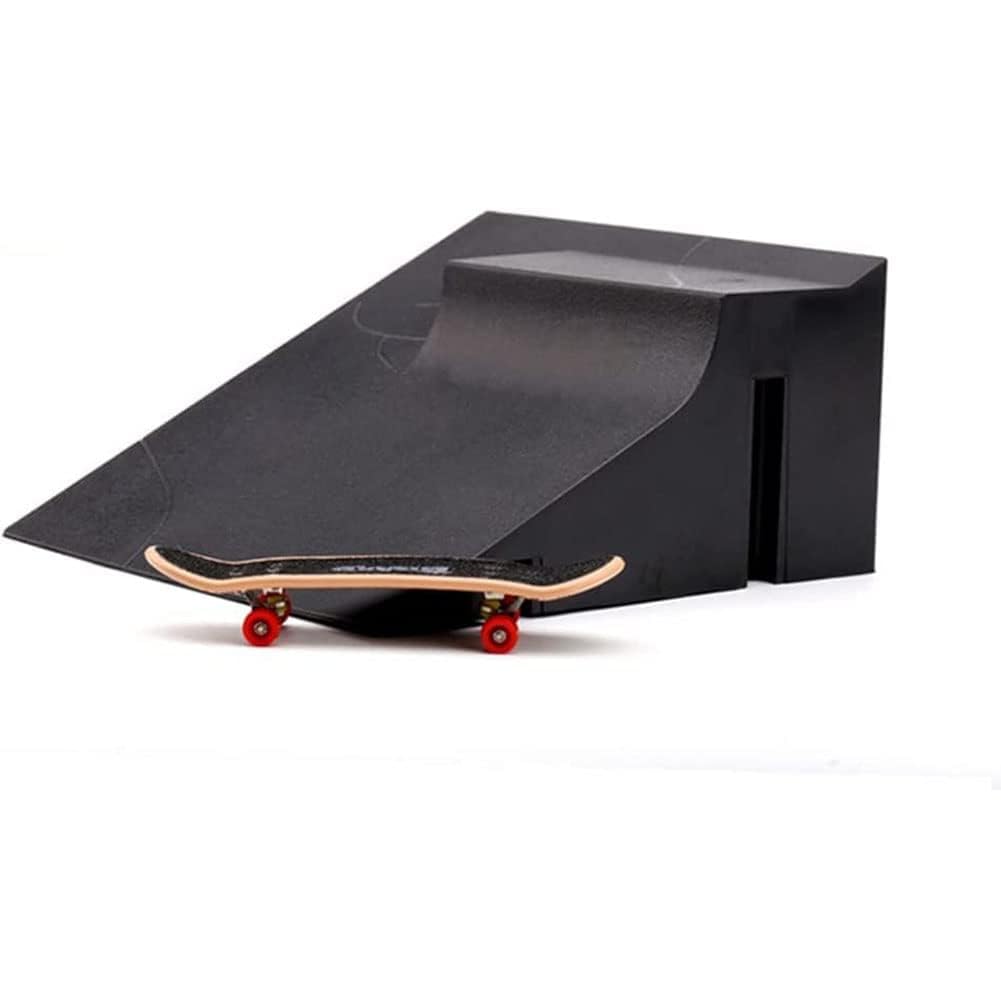 AMEIYUN Finger Skateboard Professional Venue Scene Props DIY Props Alloy Three-Dimensional Model Children's Toys A-F 6-in-1 Big Set of Scenes (colourA)