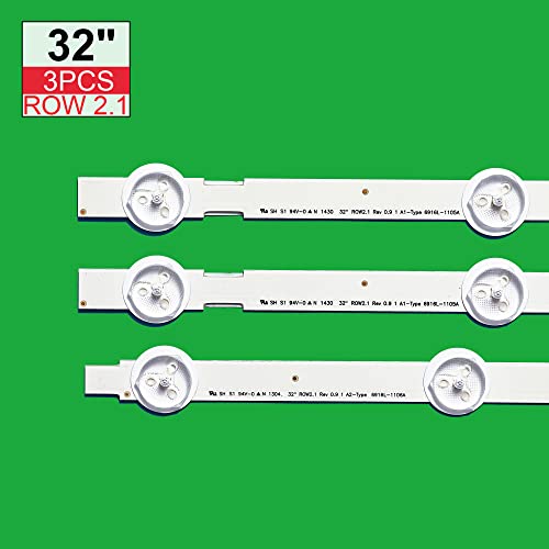 Tira LED para LG 32 pulgadas con referencia 6916L-1106A para restaurar el brillo del televisor 4