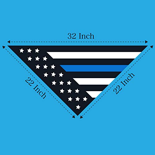 Thin Blue Line Dog Bandana #TOP6
