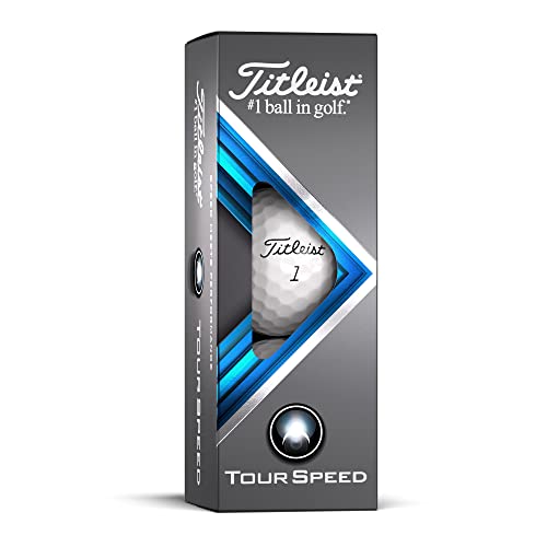 Titleist Tour Speed Golf Balls, White, One Dozen #TOP4