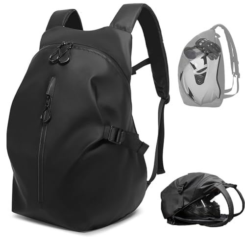 MIHUNTER Mochila de motocicleta – Mochila de capacete impermeável para homens, viagens