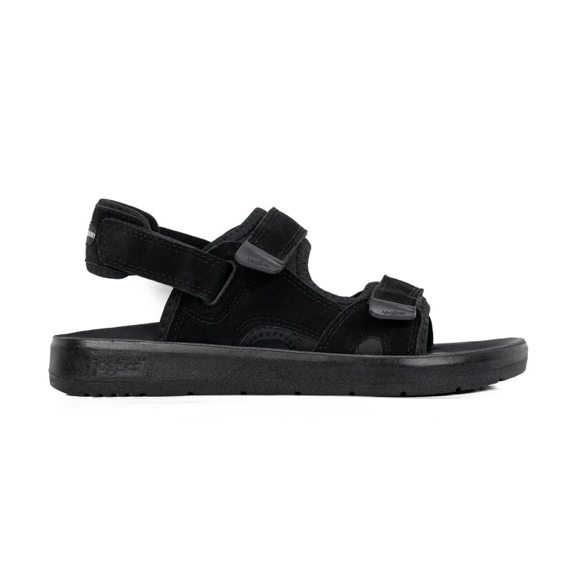 Image of Jogger PU 61435 Men's Comfort Sandals with Adjustable Hook & Loop Straps | Lightweight Moulded PU Sole | Slip Resistant | Cushioned Footbed | Casual Outdoor Sandals