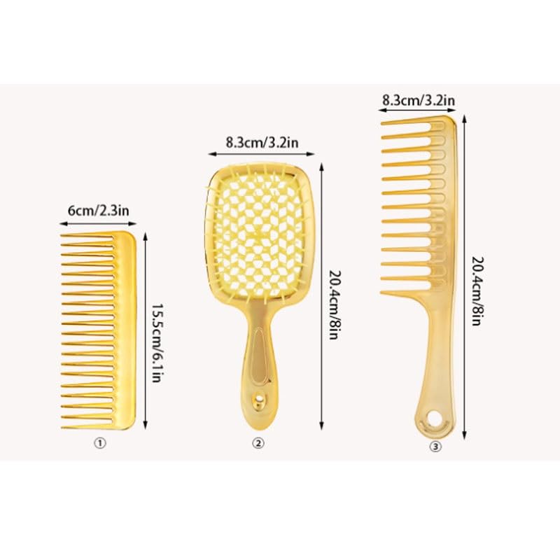 Lady Hair Styling Comb Set for Smooth