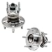 Detroit Axle - 5-Lug Brand New (Both) Rear Wheel Hub and Bearing Assembly for Chevy Cobalt, HHR; Pontiac G5, Pursuit 5 Lug W/ABS (Pair) 512250 x2